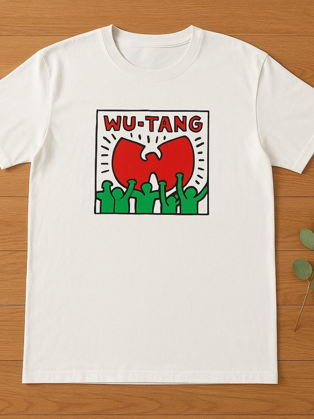 Wu-Tang Graphic T-Shirt White Hip Hop Rap Music Vintage Style Tee